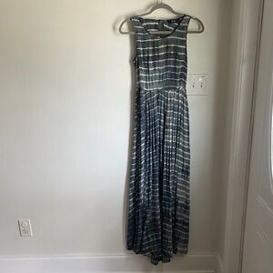 Anthropologie shibori died Maxi dress